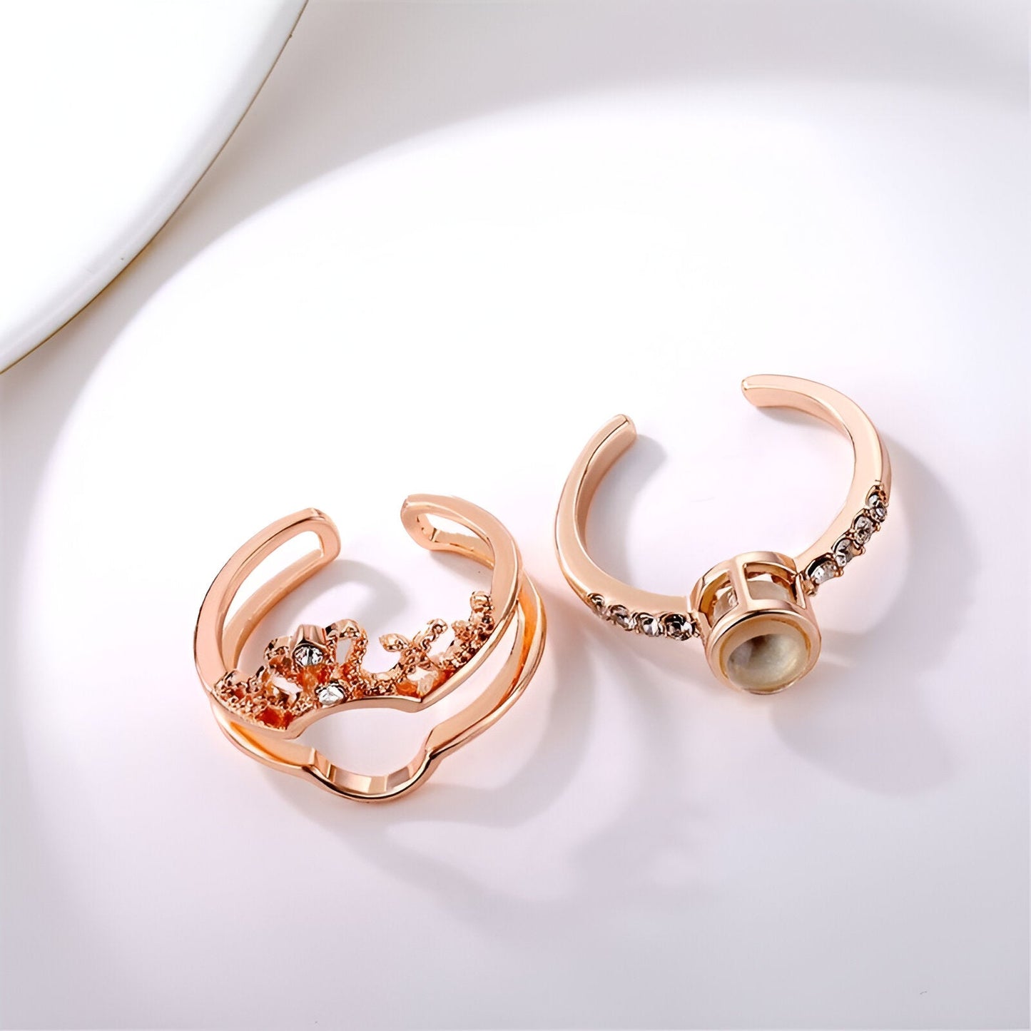 100 Language I ♥️ U Projection Ring