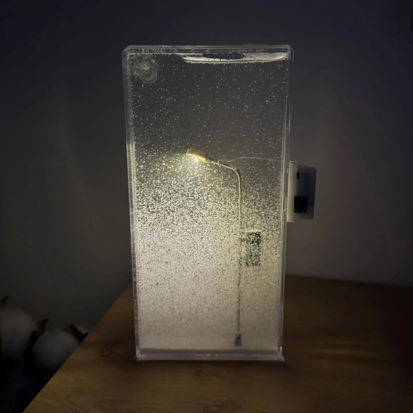DIY Snowy Lamp