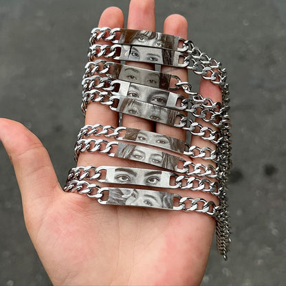 Personalized Eye Engraving Bracelet - Premium Stainless Steel