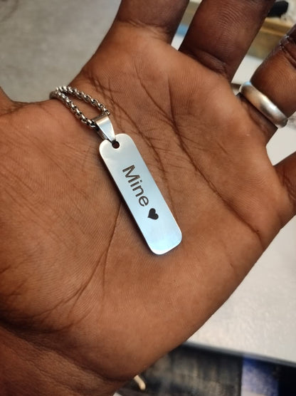 Personalized Photo Engraving Necklace