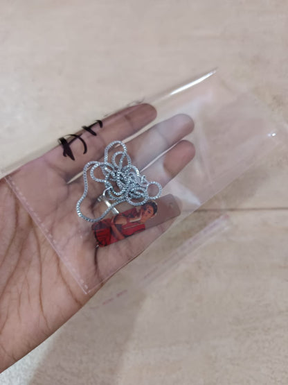 Personalized UV Laser Printed Necklace - Silver Colour - Colour Print