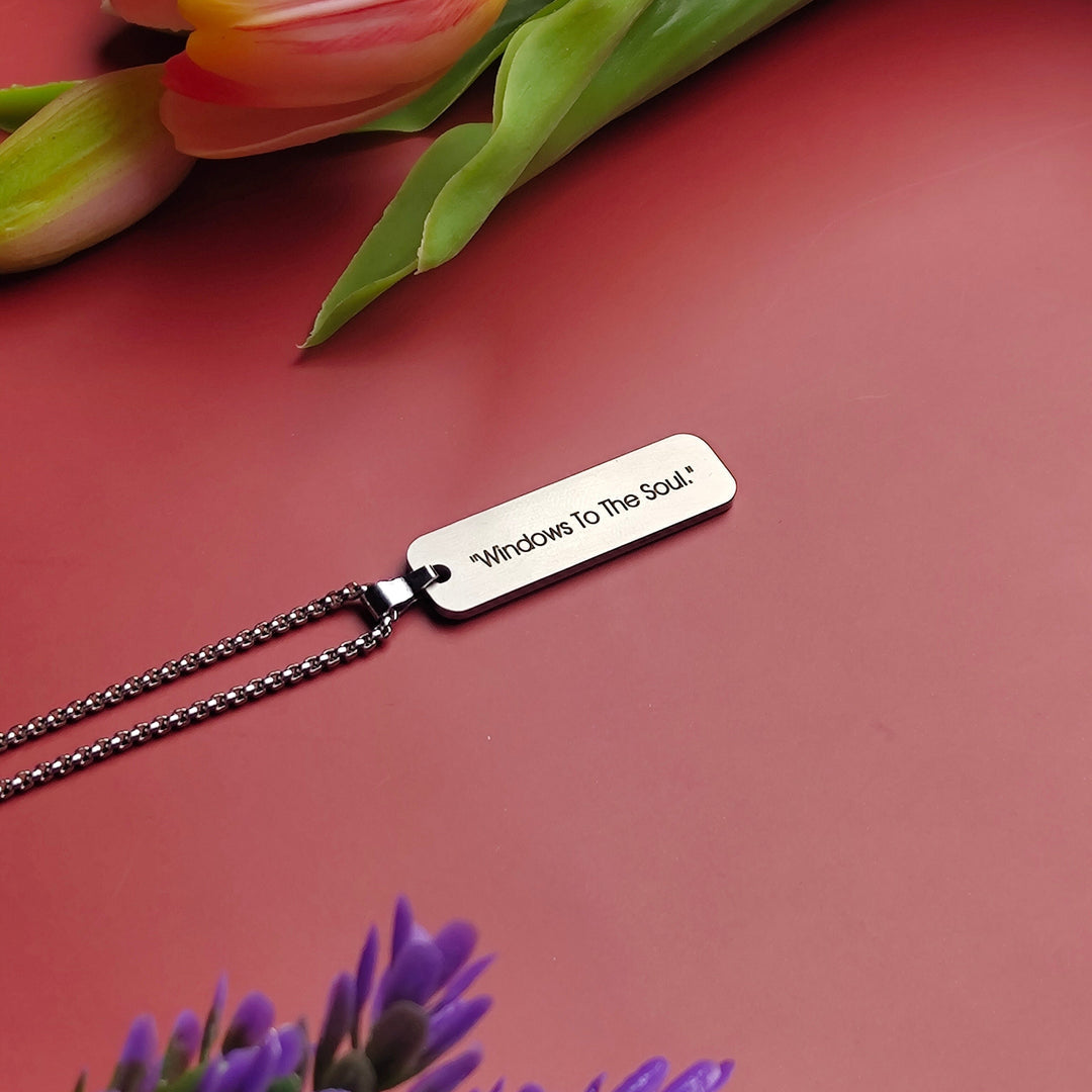 Personalized Photo Engraving Necklace